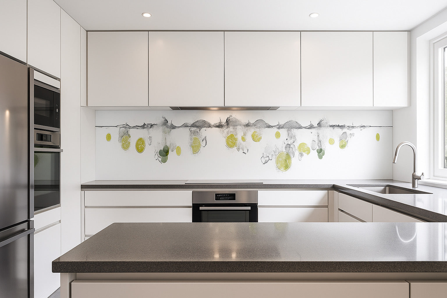 Küchenrückwand Zitrusfrüchte