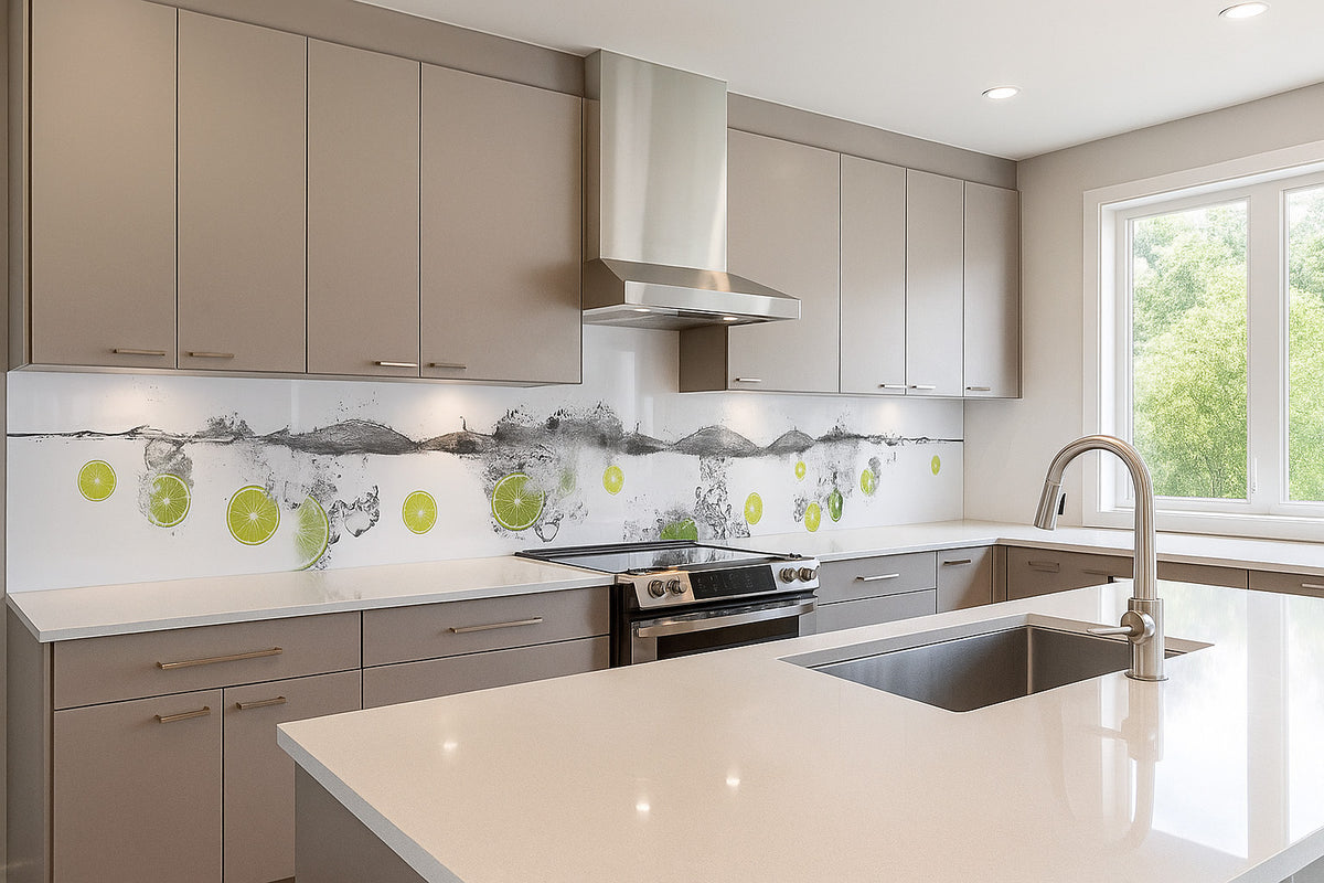 Küchenrückwand Zitrusfrüchte