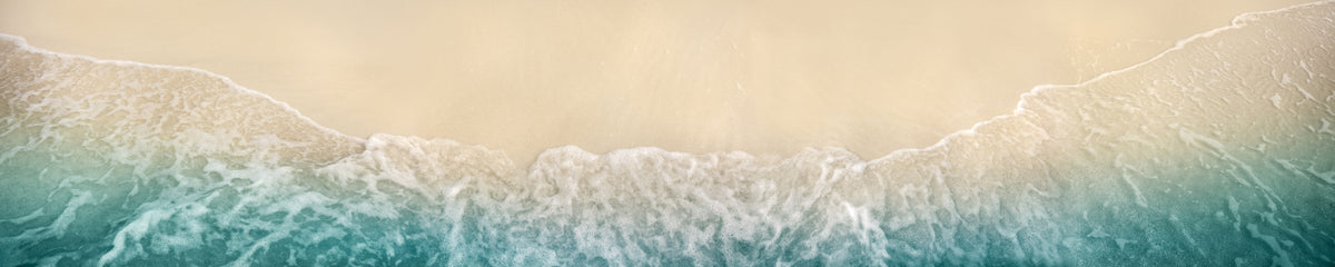 Küchenrückwand Strand Wellen