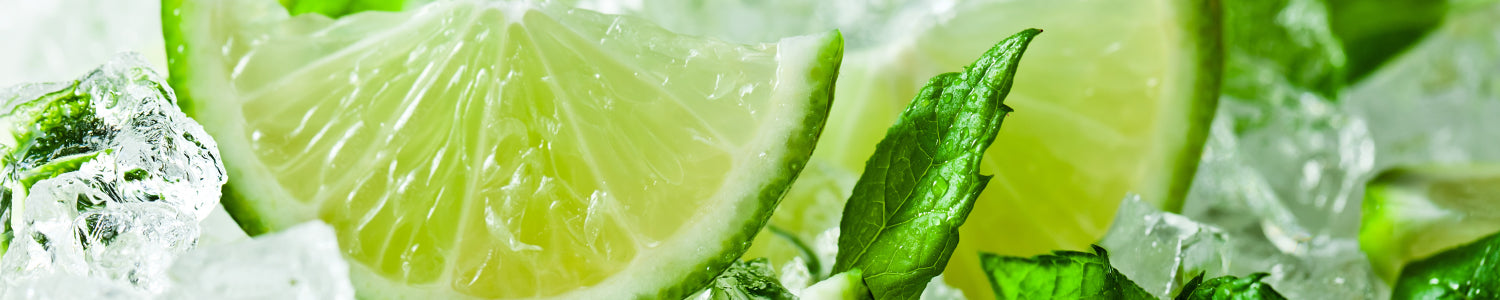 Küchenrückwand Limette & Minze