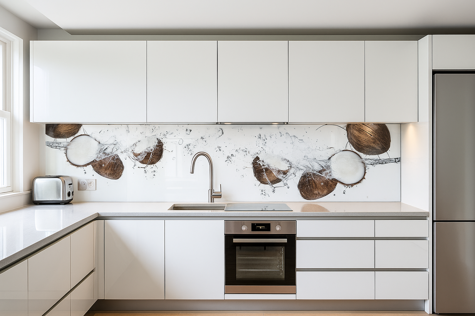 Küchenrückwand Kokosnuss