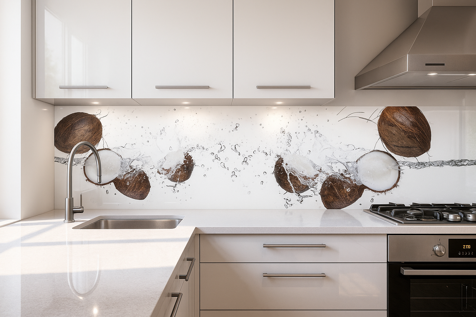 Küchenrückwand Kokosnuss