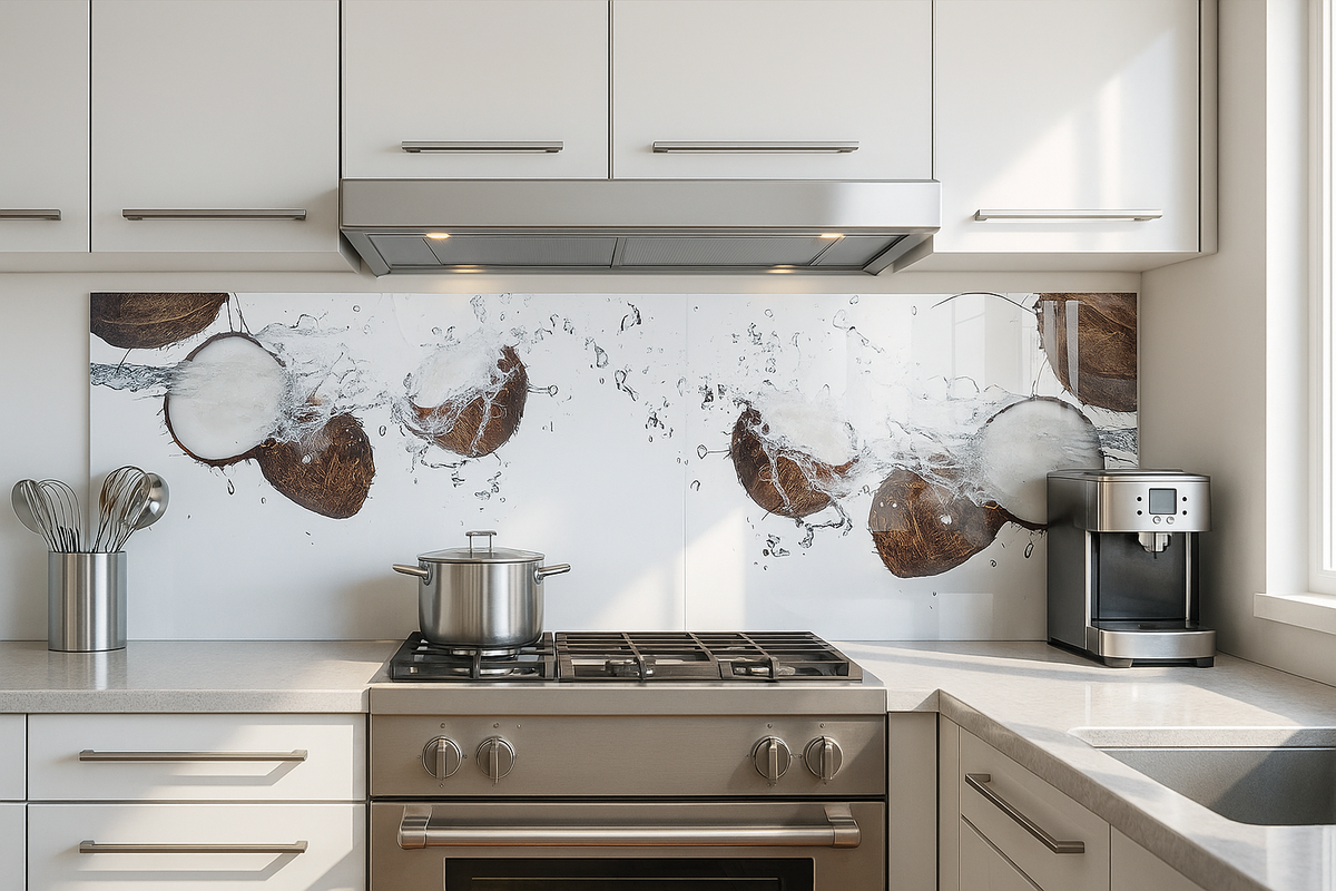 Küchenrückwand Kokosnuss