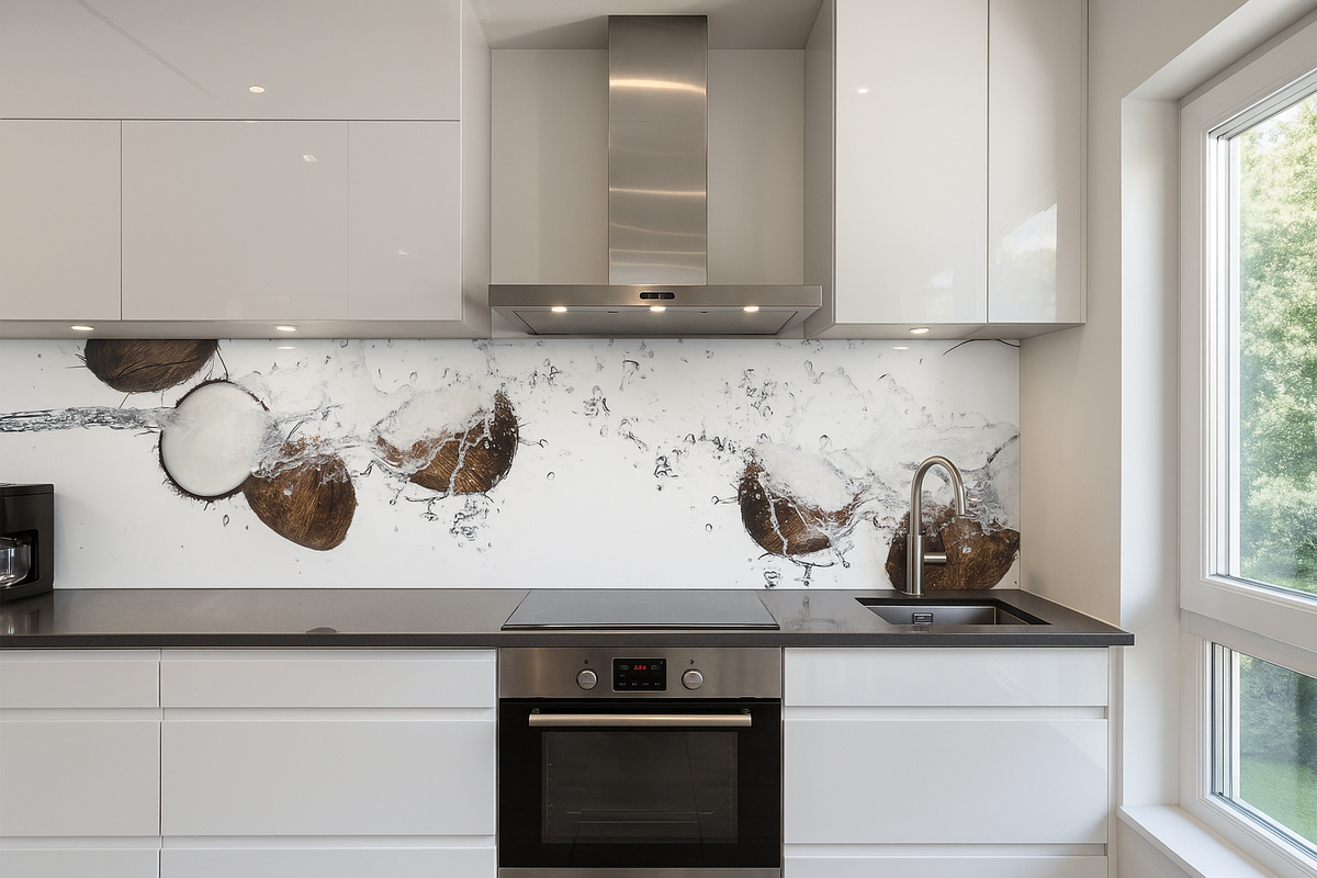 Küchenrückwand Kokosnuss