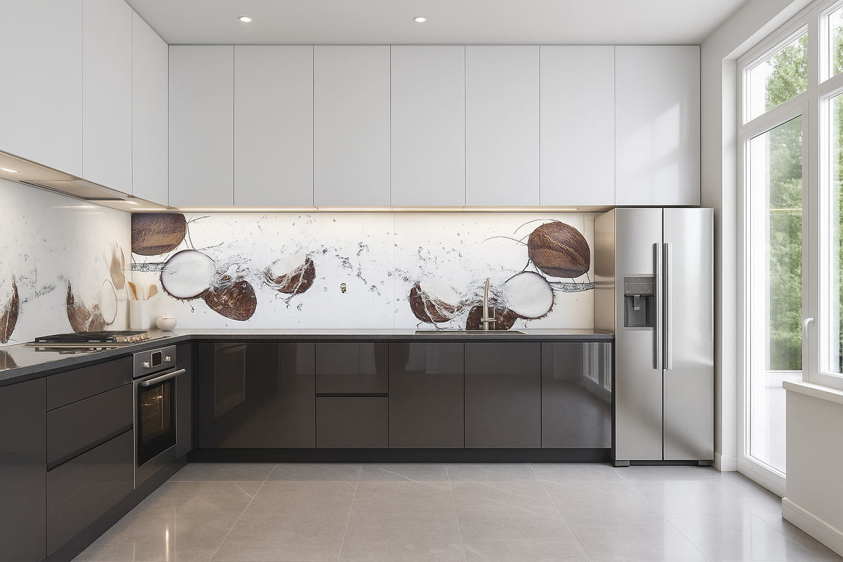 Küchenrückwand Kokosnuss