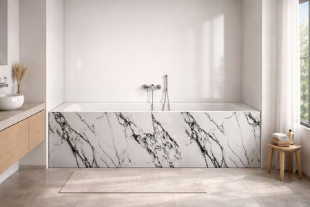 Badewannenverkleidung Marmoroptik