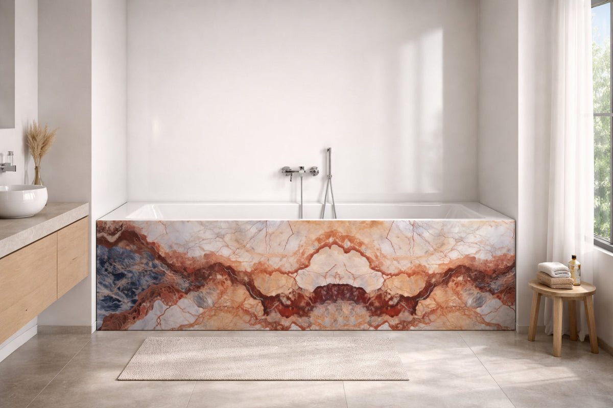 Badewannenverkleidung Marmoroptik