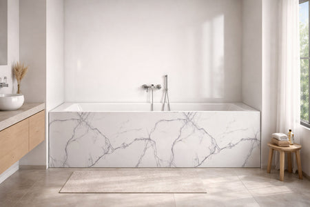 Badewannenverkleidung Marmoroptik