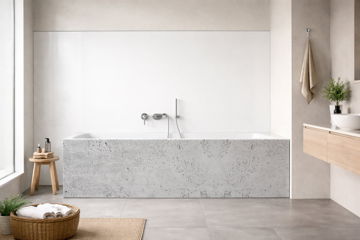 Badewannenverkleidung Betonoptik