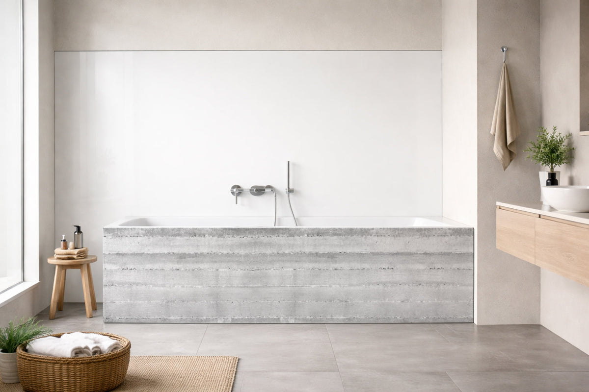 Badewannenverkleidung Betonoptik