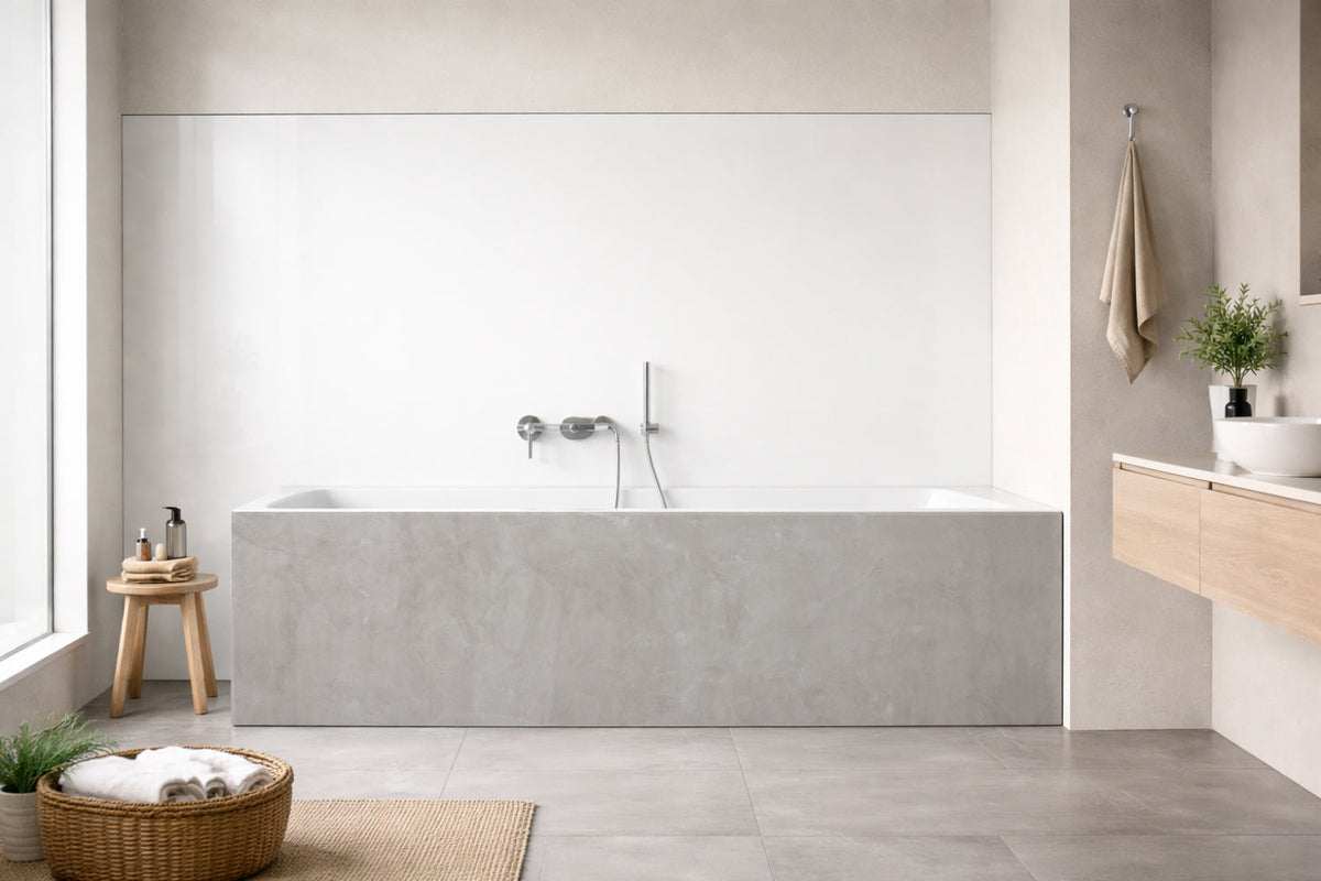 Badewannenverkleidung Betonoptik