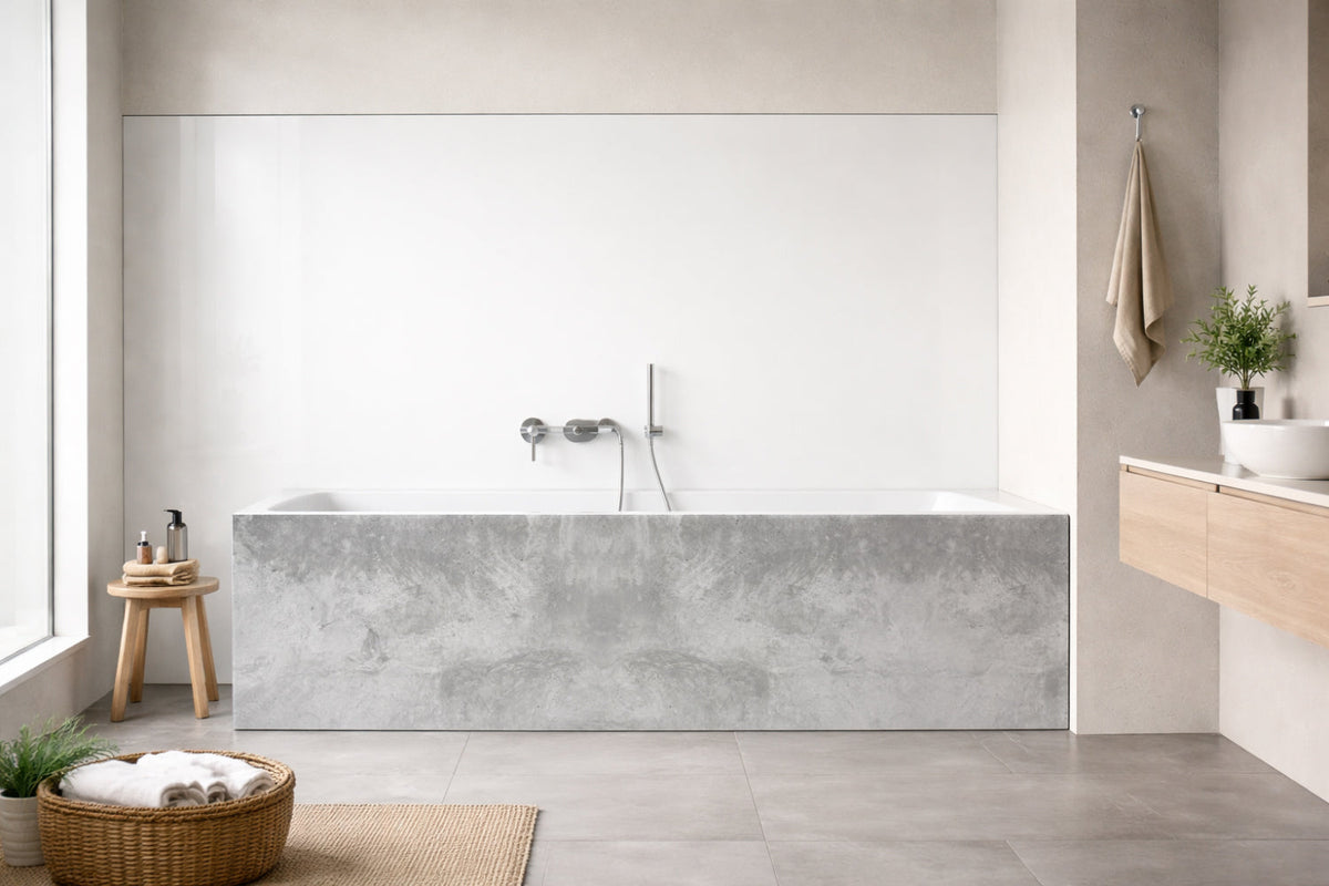 Badewannenverkleidung Betonoptik