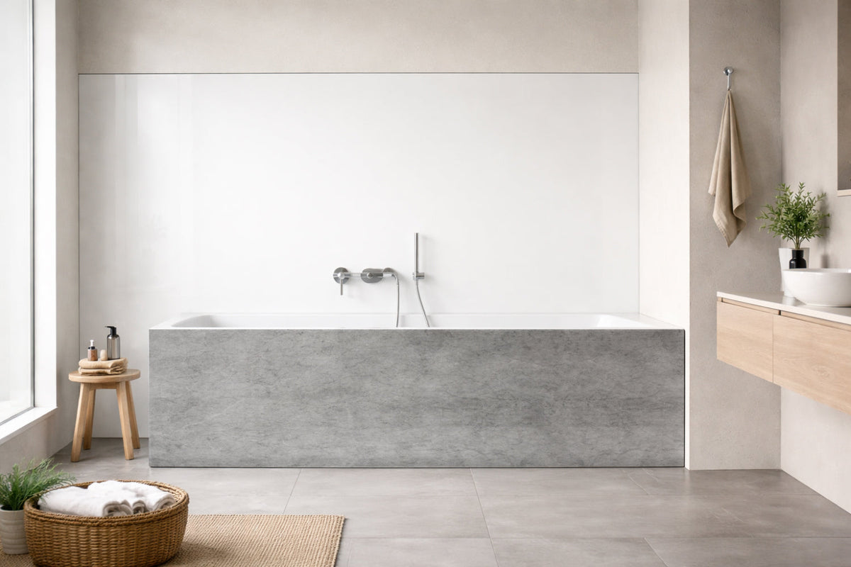 Badewannenverkleidung Betonoptik