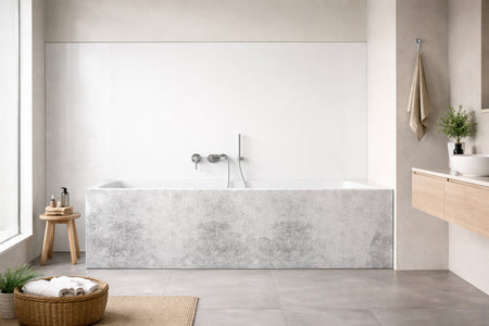 Badewannenverkleidung Betonoptik