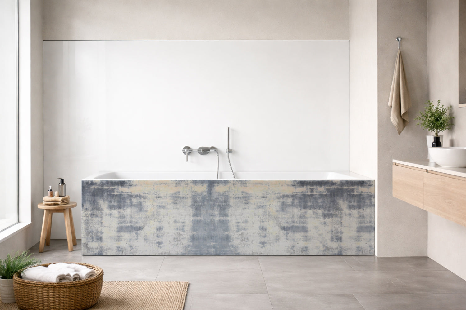 Badewannenverkleidung Betonoptik