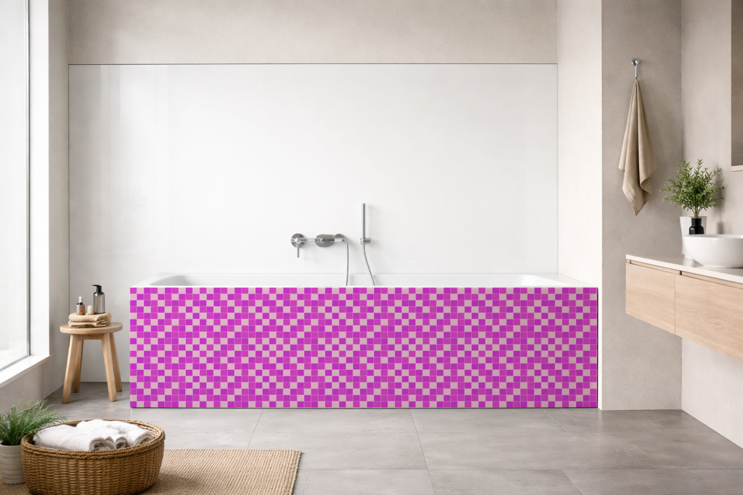 Badewannenverkleidung Fliesenoptik