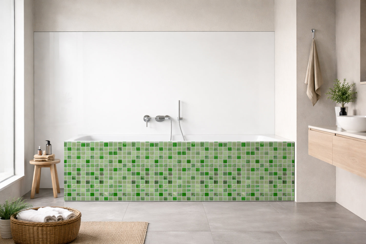 Badewannenverkleidung Fliesenoptik