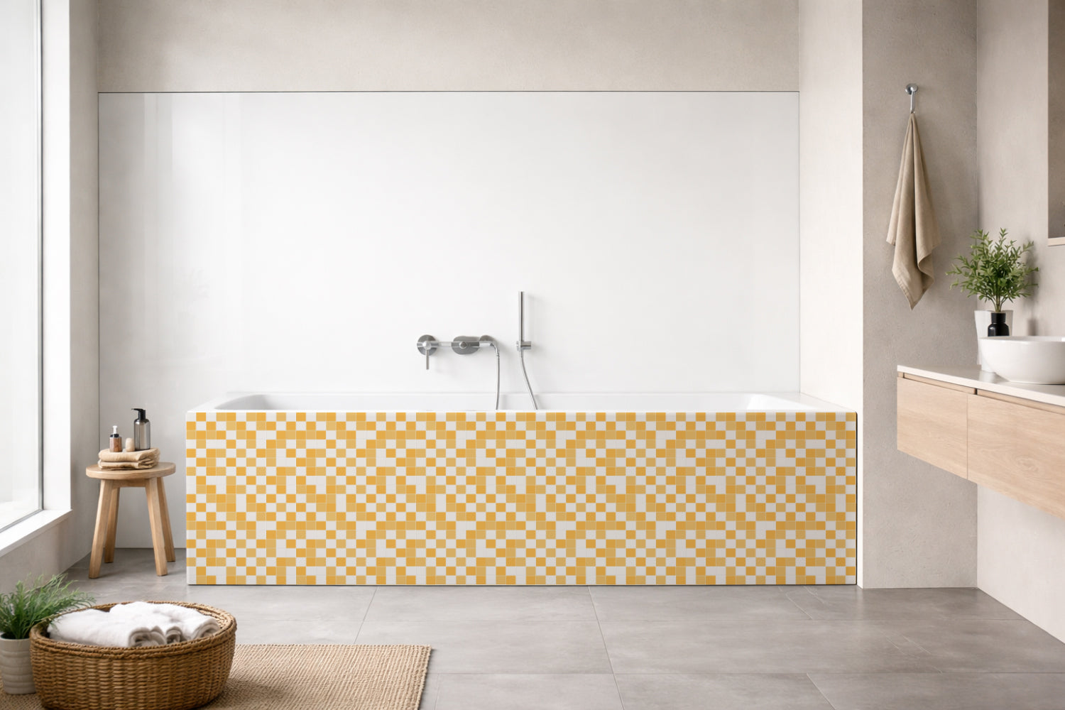 Badewannenverkleidung Fliesenoptik