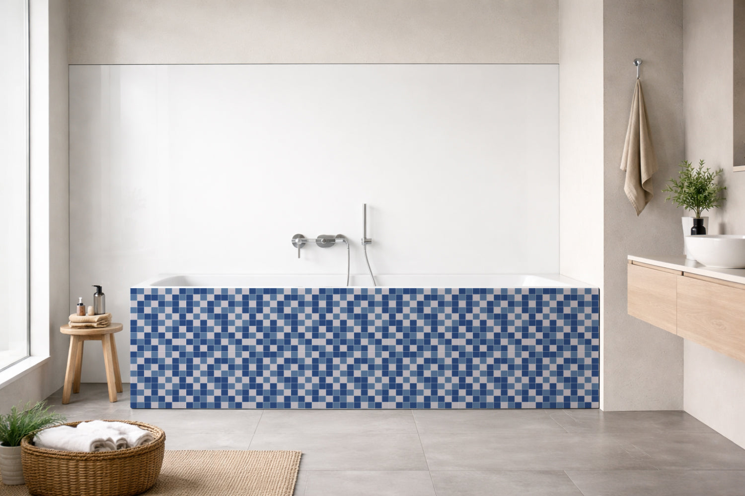 Badewannenverkleidung Fliesenoptik