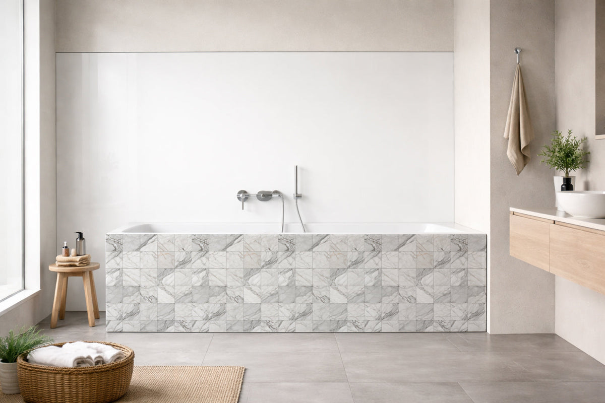 Badewannenverkleidung Fliesenoptik