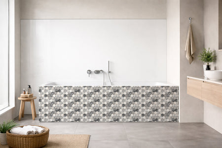 Badewannenverkleidung Fliesenoptik