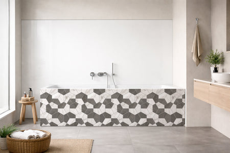 Badewannenverkleidung Fliesenoptik