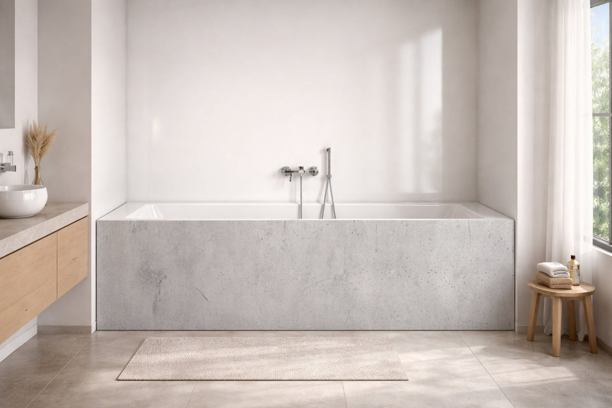 Badewannenverkleidung Betonoptik