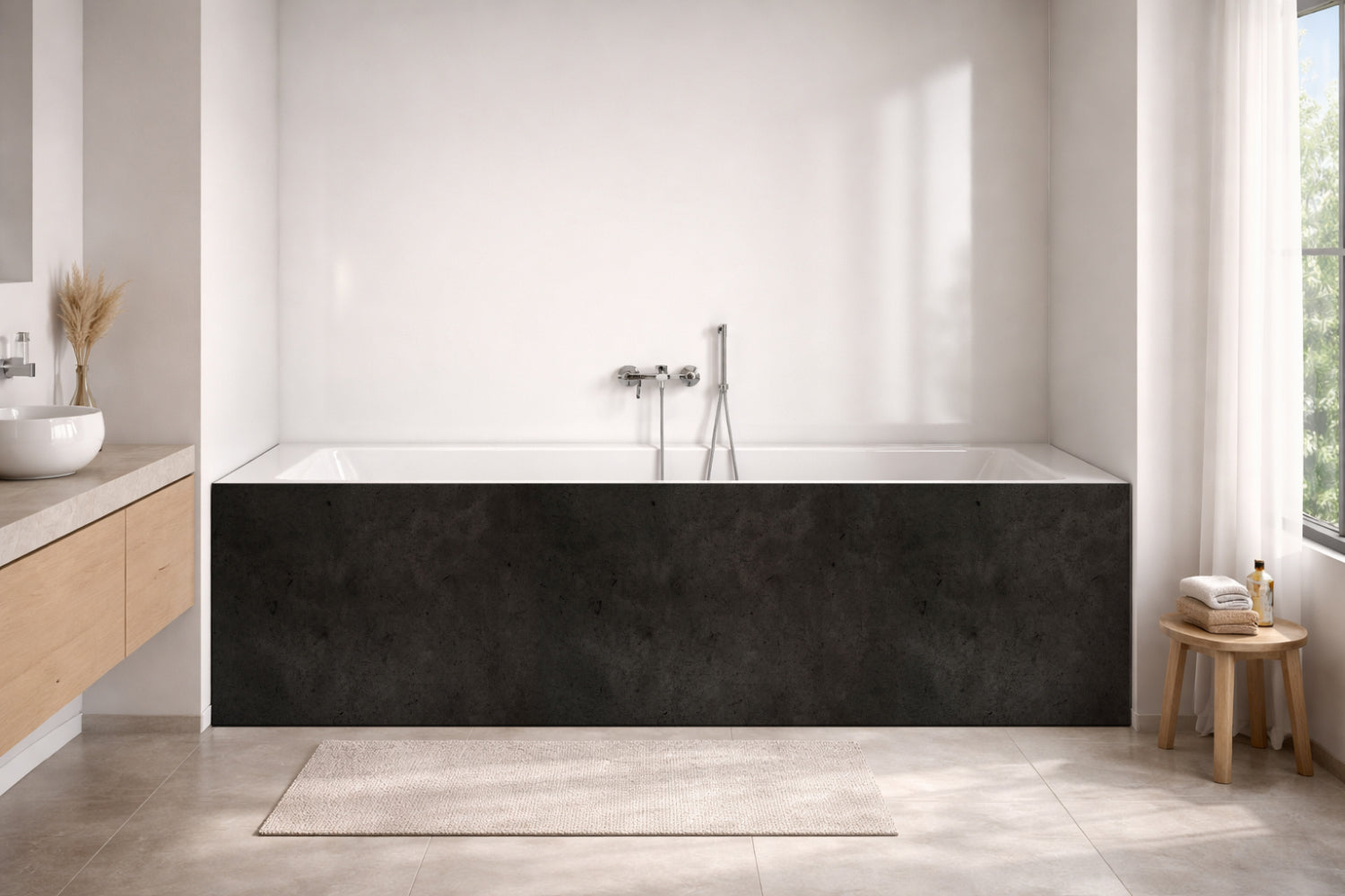 Badewannenverkleidung Betonoptik