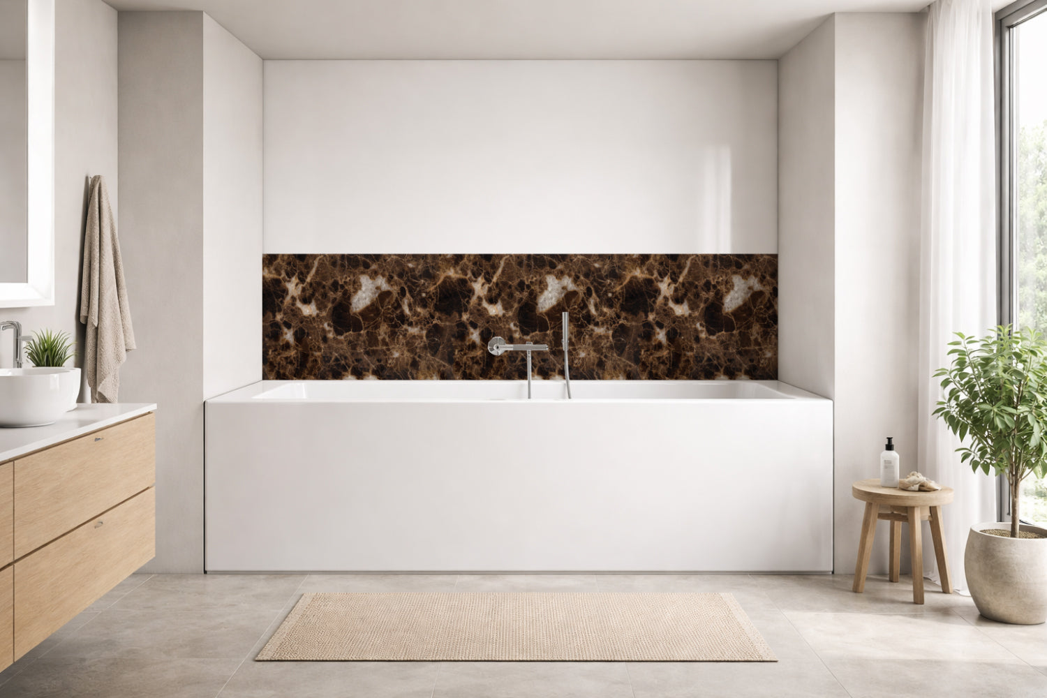 Badewannenverkleidung Marmoroptik