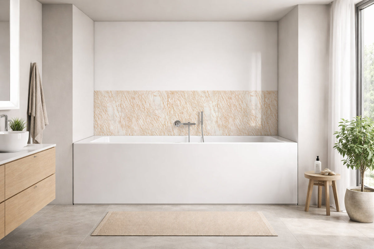 Badewannenverkleidung Marmoroptik