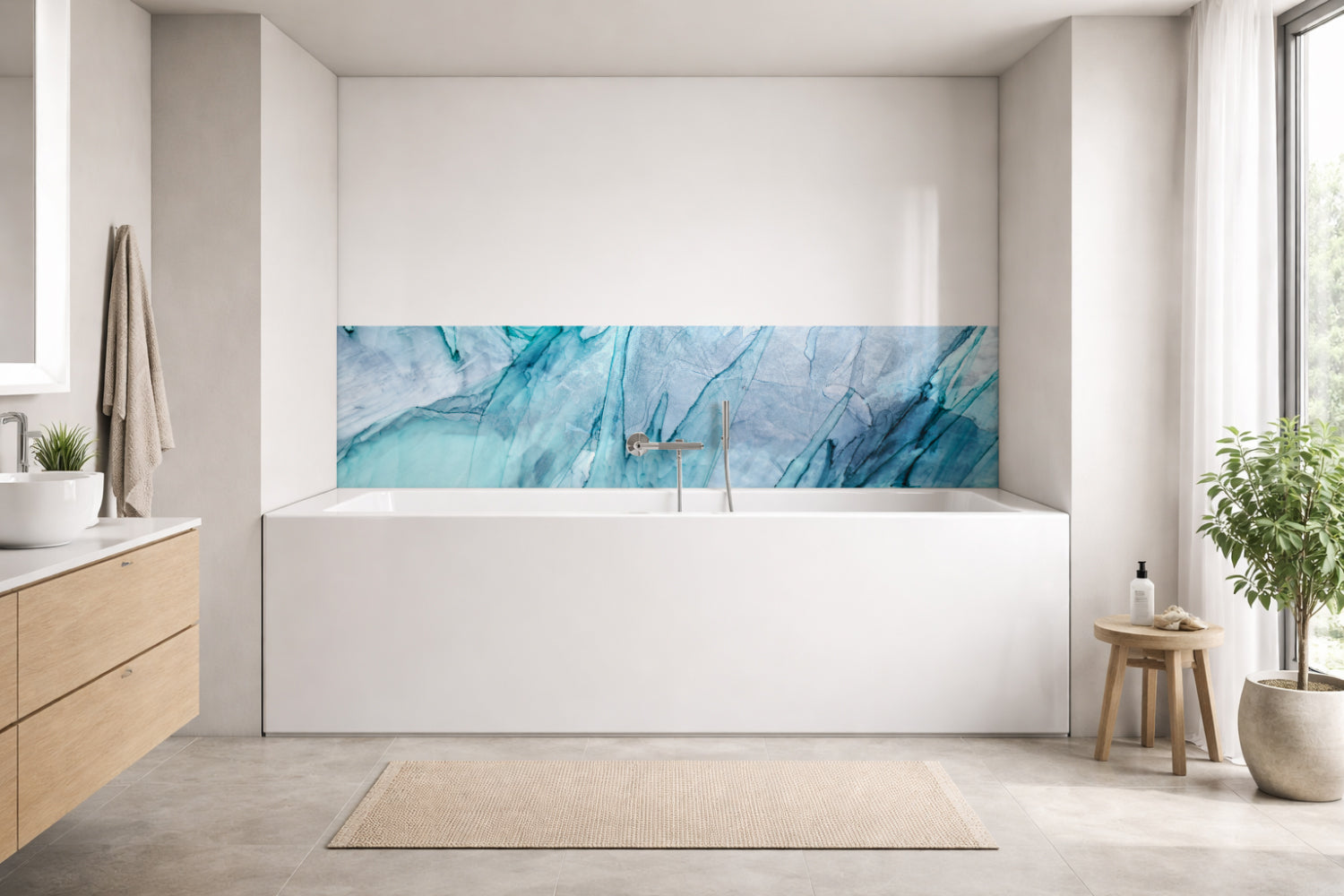 Badewannenverkleidung Marmoroptik