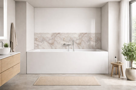 Badewannenverkleidung Marmoroptik