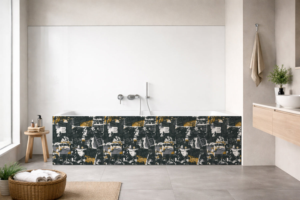 Badrückwand Muster