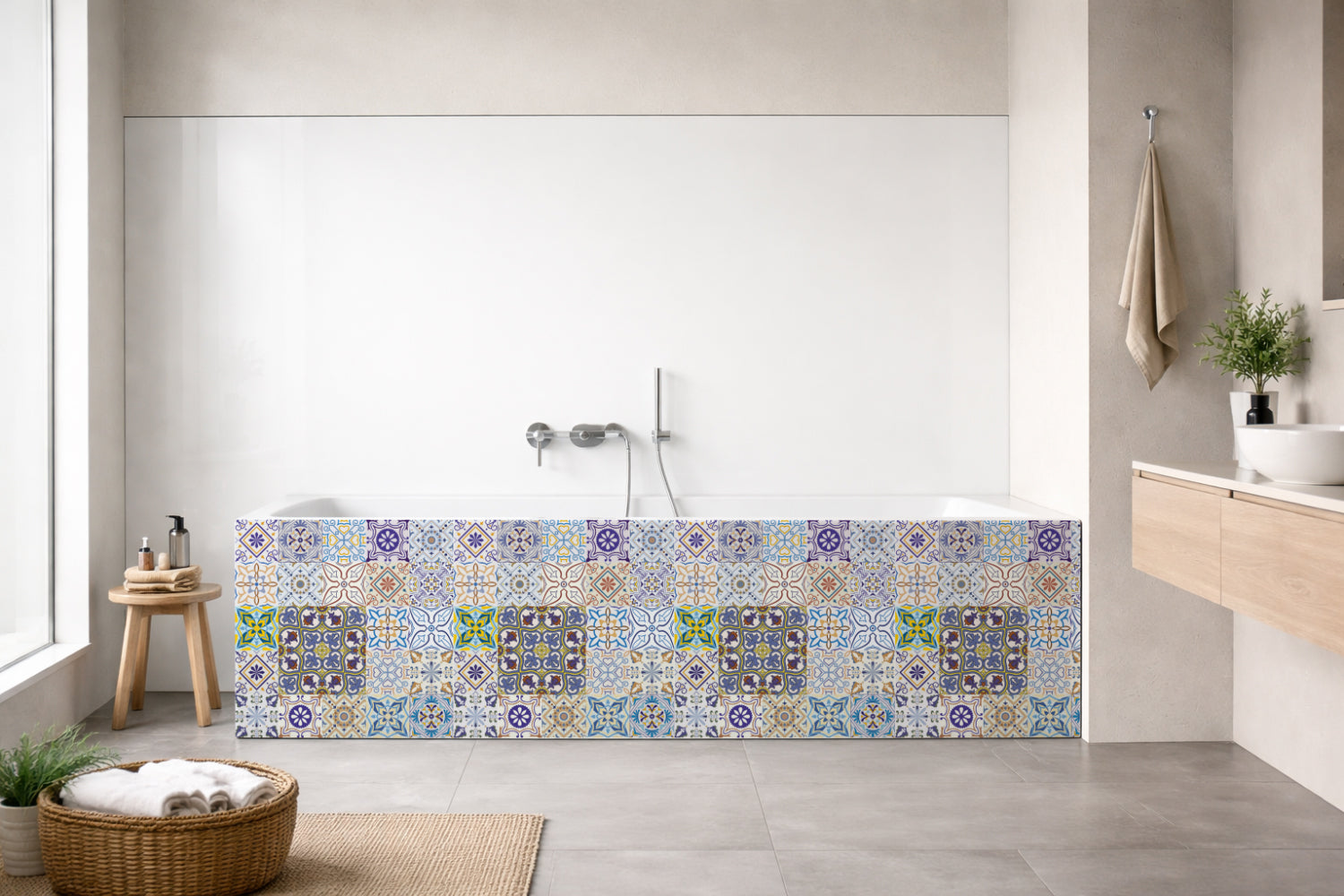 Badewannenverkleidung Patchwork