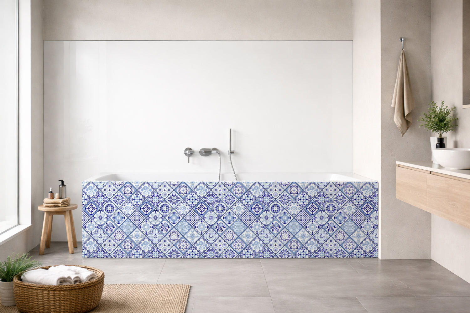 Badewannenverkleidung Patchwork