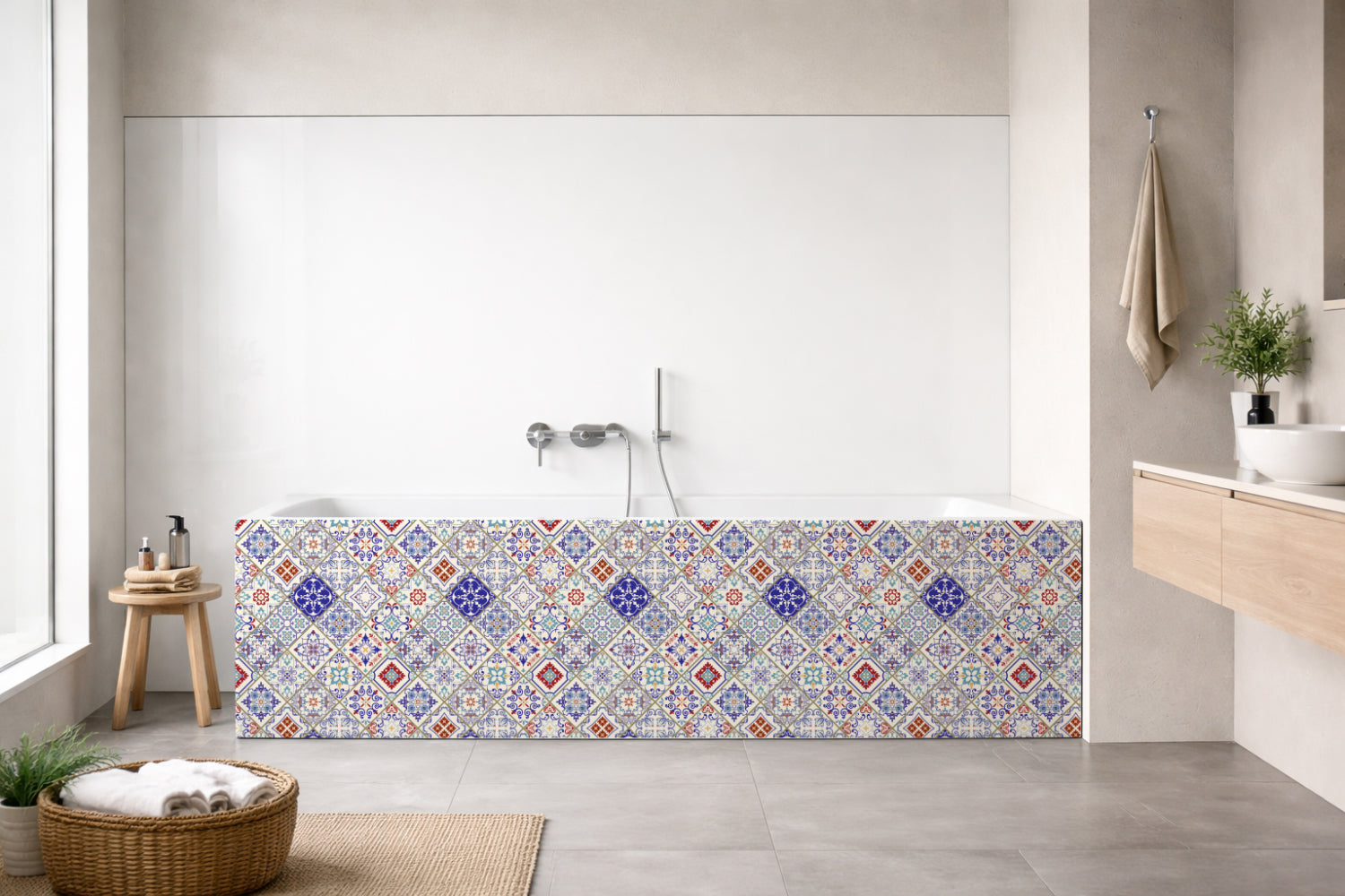 Badewannenverkleidung Patchwork
