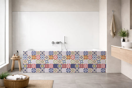 Badewannenverkleidung Patchwork