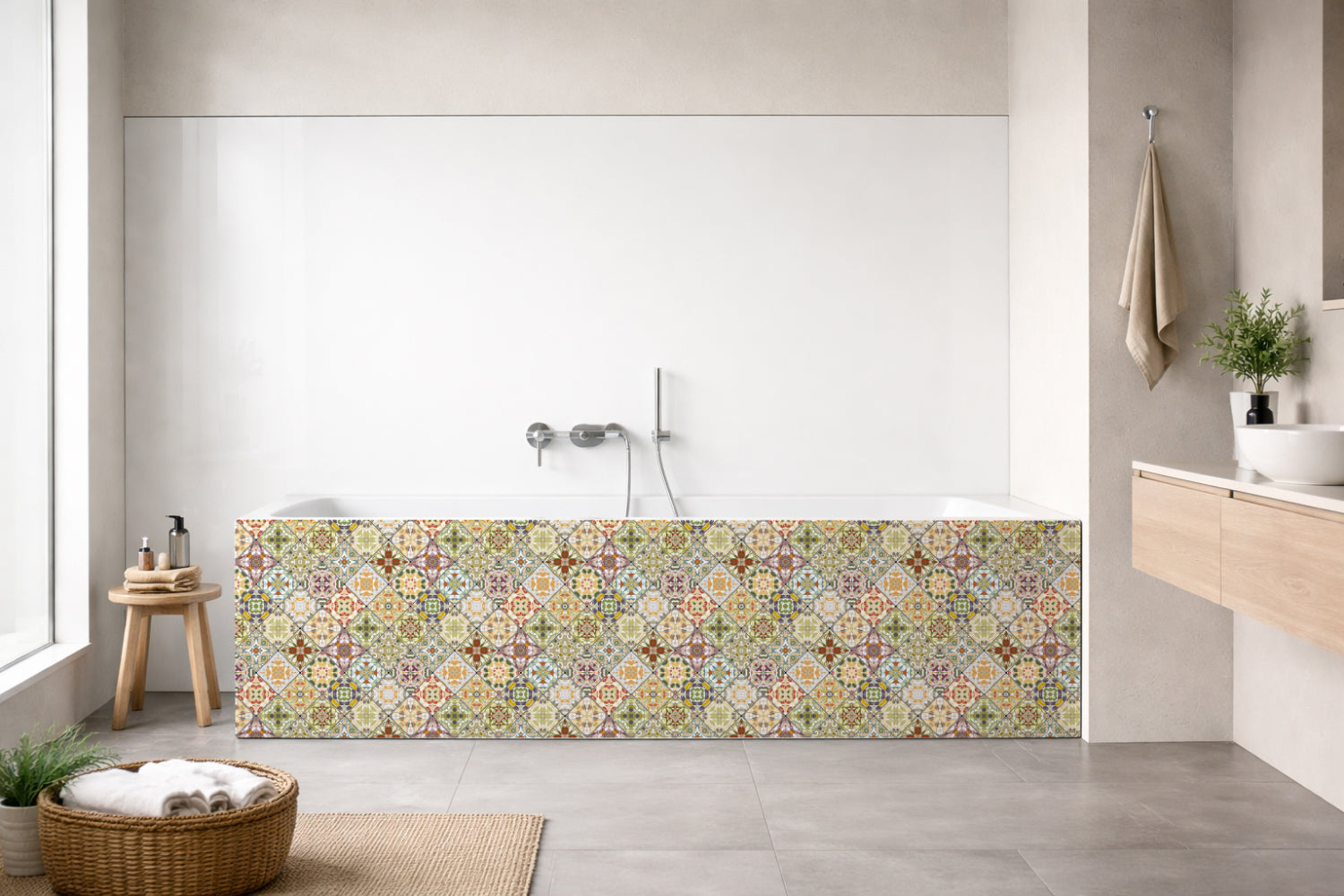 Badewannenverkleidung Patchwork