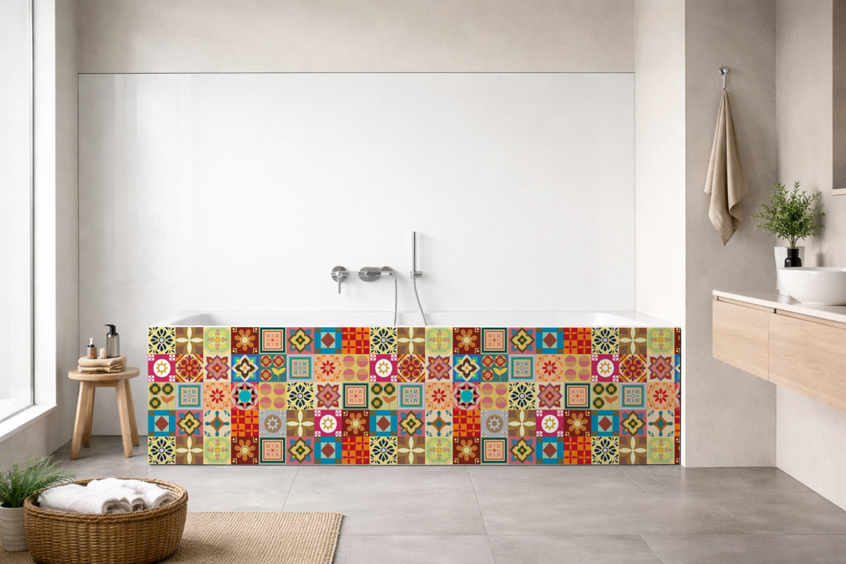 Badewannenverkleidung Patchwork