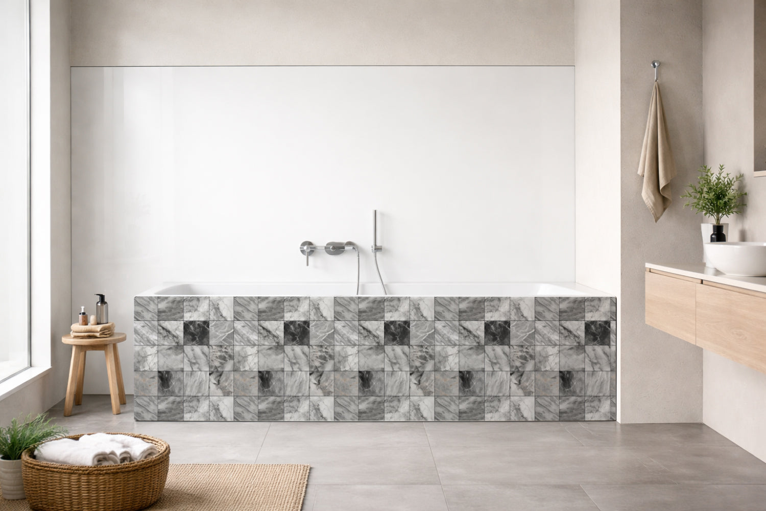 Badewannenverkleidung Patchwork