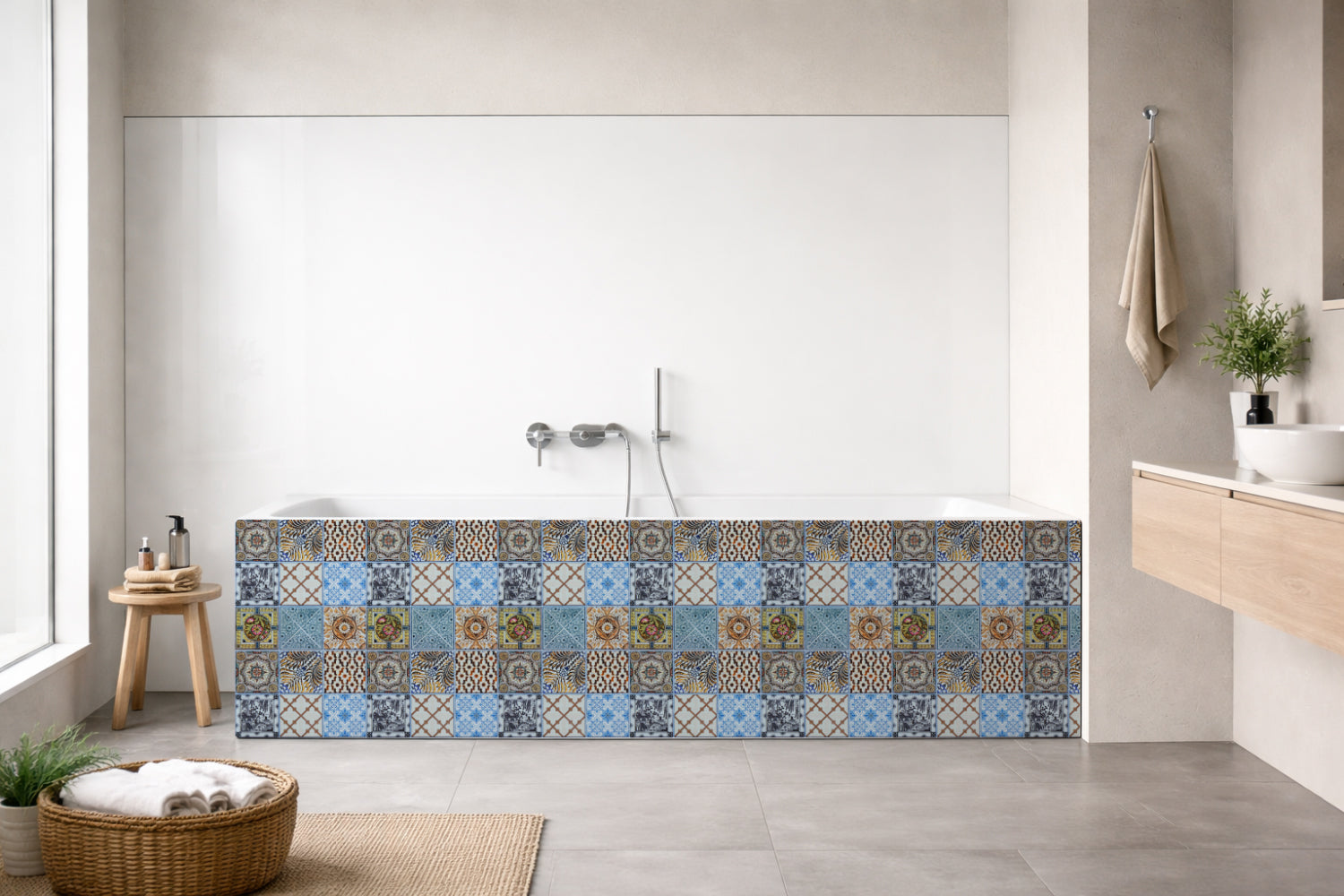 Badewannenverkleidung Patchwork