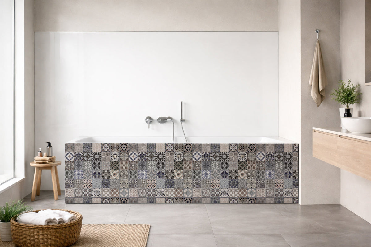 Badewannenverkleidung Patchwork