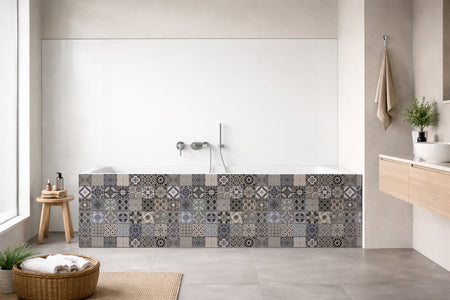 Badewannenverkleidung Patchwork