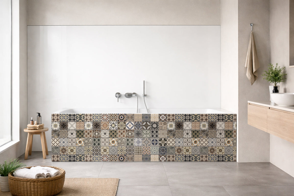 Badewannenverkleidung Patchwork