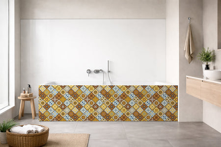 Badewannenverkleidung Patchwork
