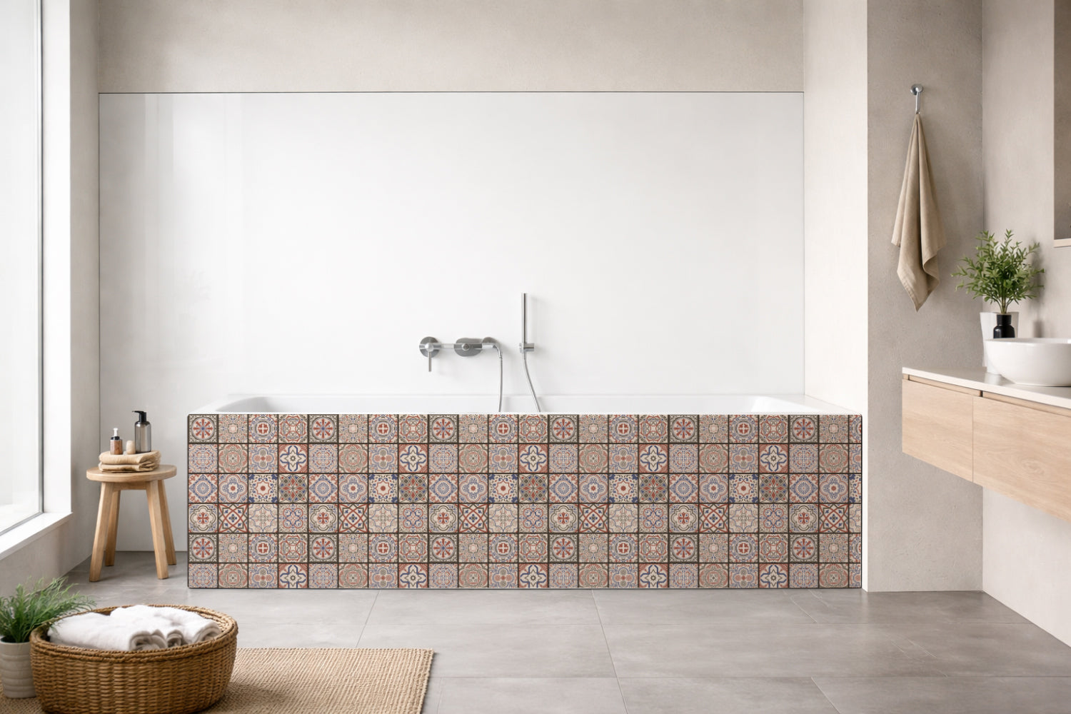 Badewannenverkleidung Patchwork