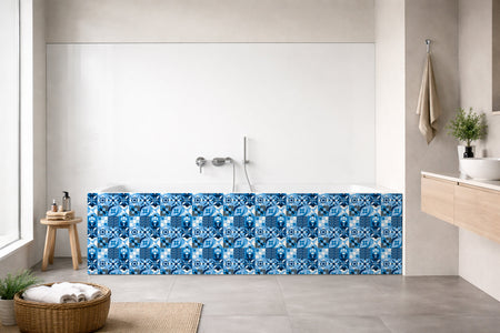 Badrückwand Patchwork