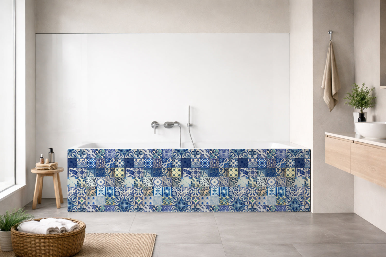 Badewannenverkleidung Patchwork