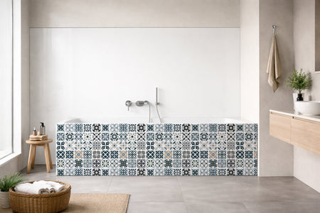 Badewannenverkleidung Patchwork