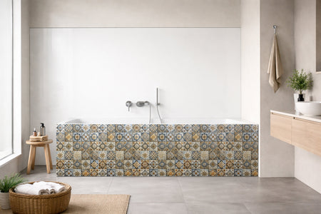 Badewannenverkleidung Patchwork